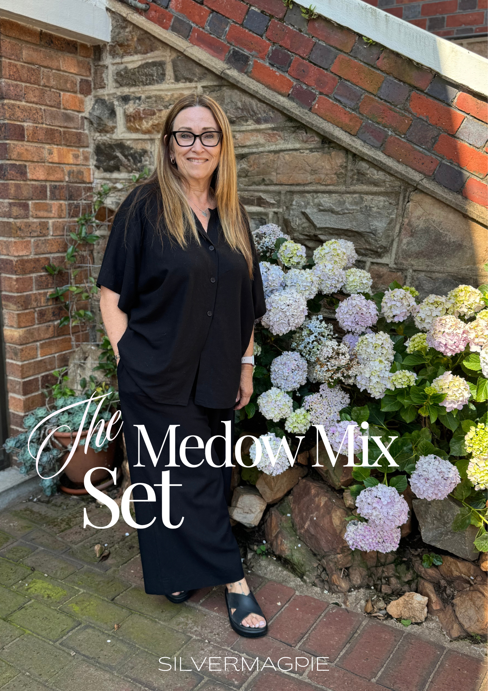 Meadow Mix Button Top